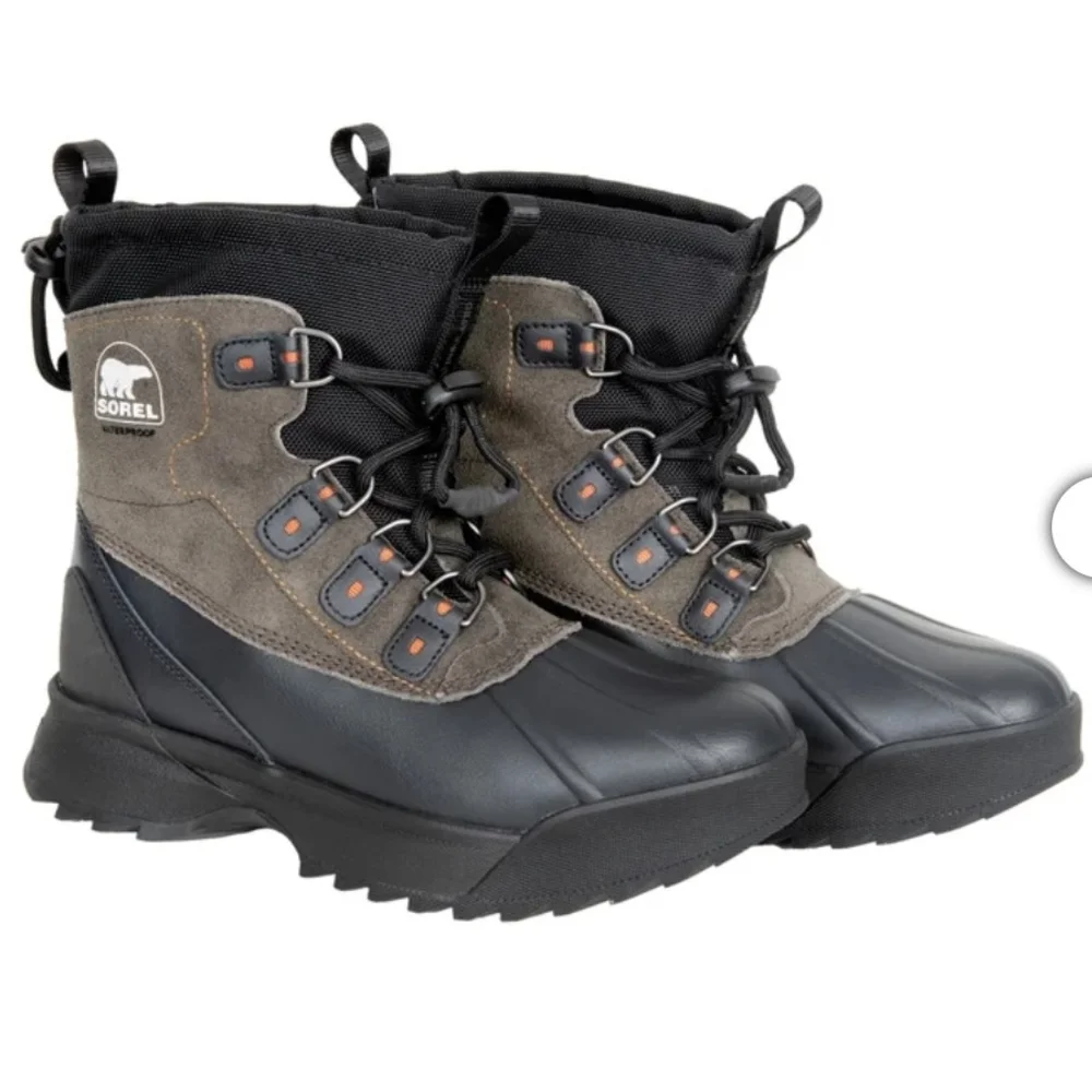 New Sorel Men's Scout 87 XT Waterproof Boots Brown Black Size 9‎